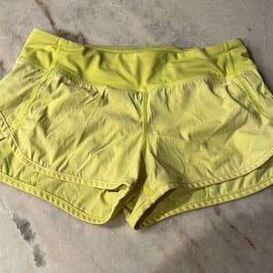 yellow ivivva shorts size 12 kids